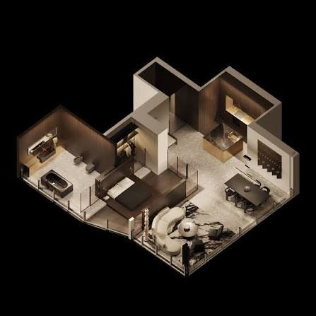 New Apartment 3d design arctic-web-studio